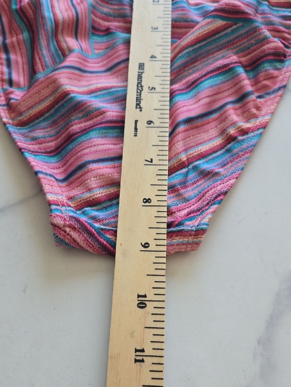 Salt + Cove Under Wraps Striped Side Tie Hipster Swim Bottom Swimsuit Size S NWT - Picture 7 of 10